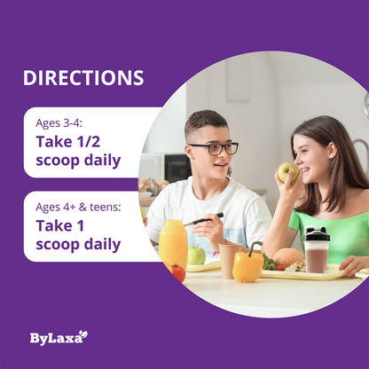 Bylaxa NuBest Tall Protein for Growth and Development, Kids and Teens 3+, Chocolate